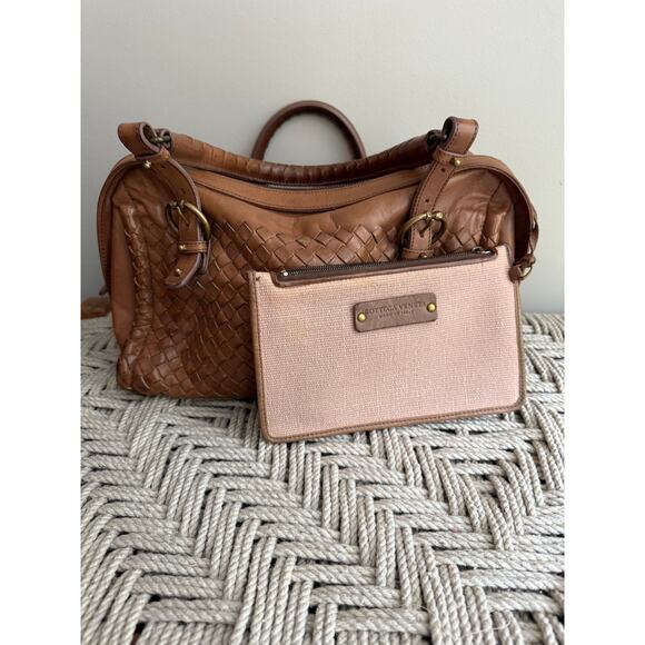 Bottega Veneta Brown Satchel - Picture 6 of 14